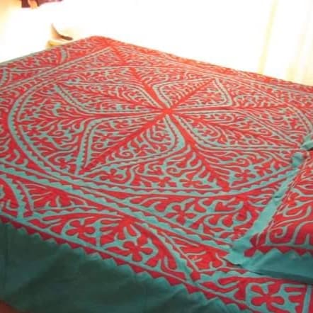 Handmade Applique Bedsheet 026