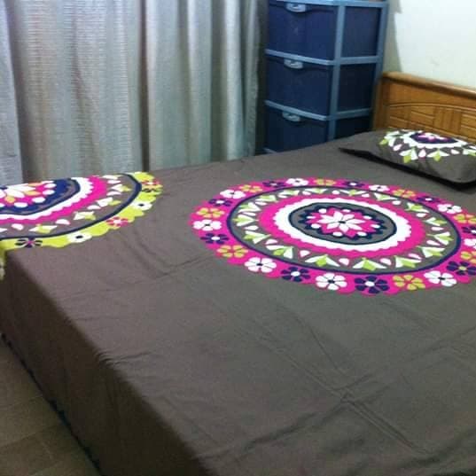 Handmade Applique Bedsheet 031