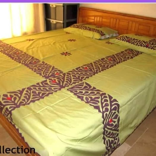 Handmade Applique Bedsheet 035