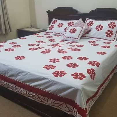 Handmade Applique Bedsheet 032