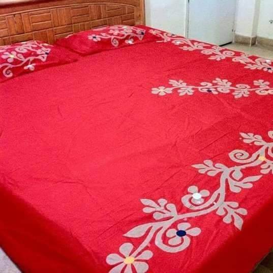Handmade Applique Bedsheet 029