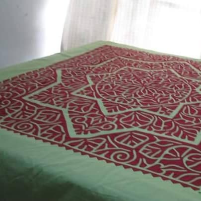 Handmade Applique Bedsheet 027