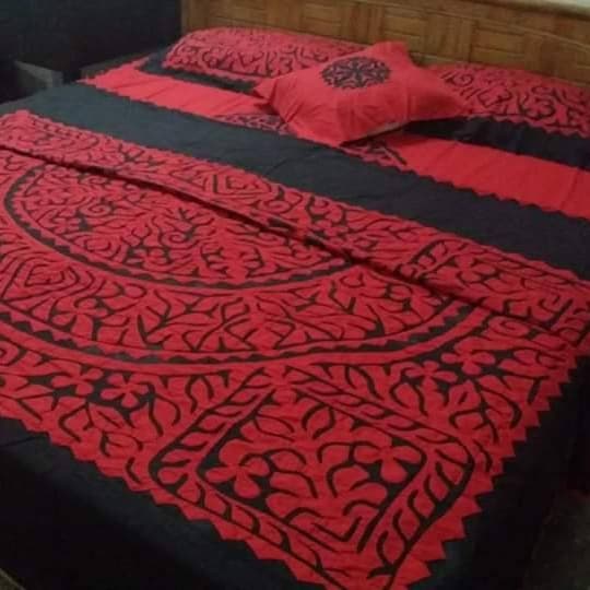 Handmade Applique Bedsheet 036