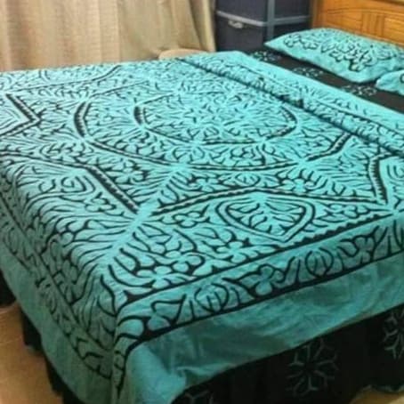 Handmade Applique Bedsheet 037