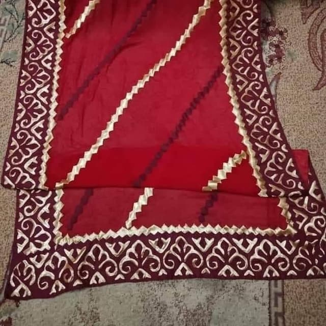 Handmade Applique Dupatta 004