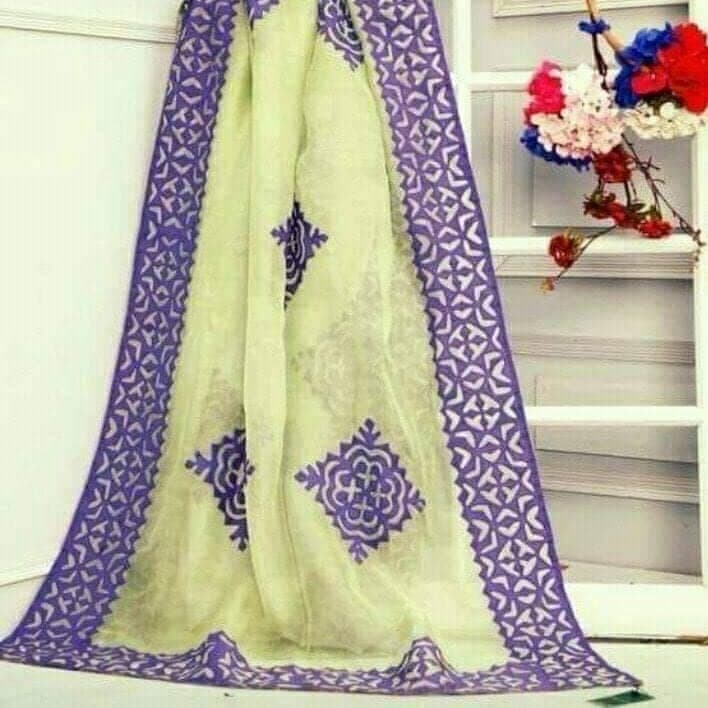 Handmade Applique Dupatta 005