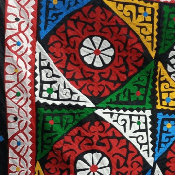 Handmade Applique Bedsheet Multi 1