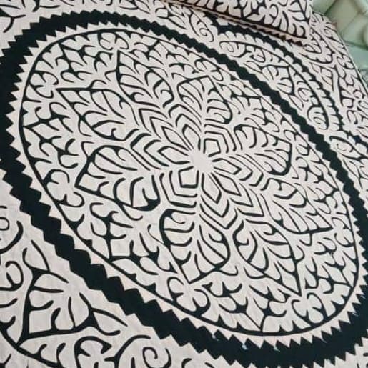 Handmade Applique Bedsheet 007
