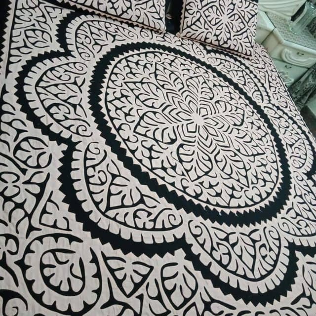 Handmade Applique Bedsheet 007