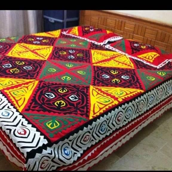 Handmade Applique Bedsheet 018