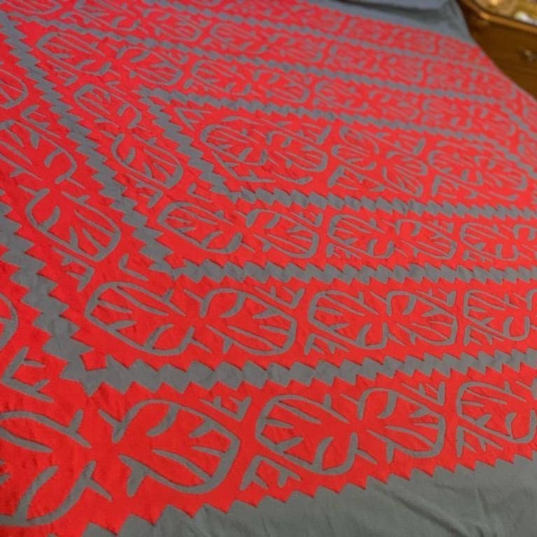 Handmade Applique Quilt Cover 003