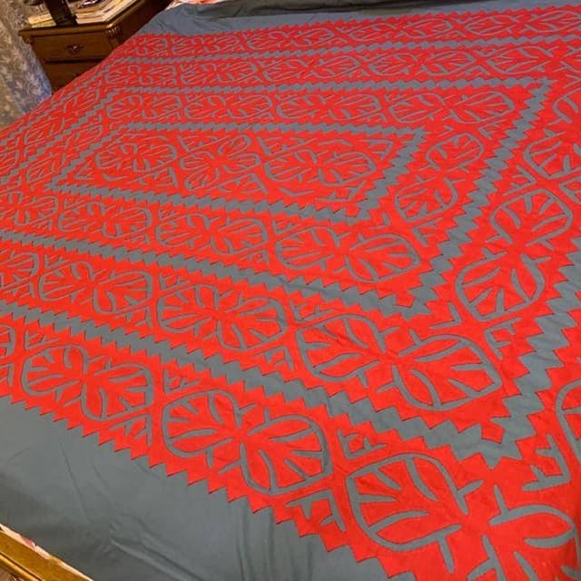 Handmade Applique Quilt Cover 003