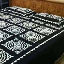 Handmade Applique Bedsheet 016