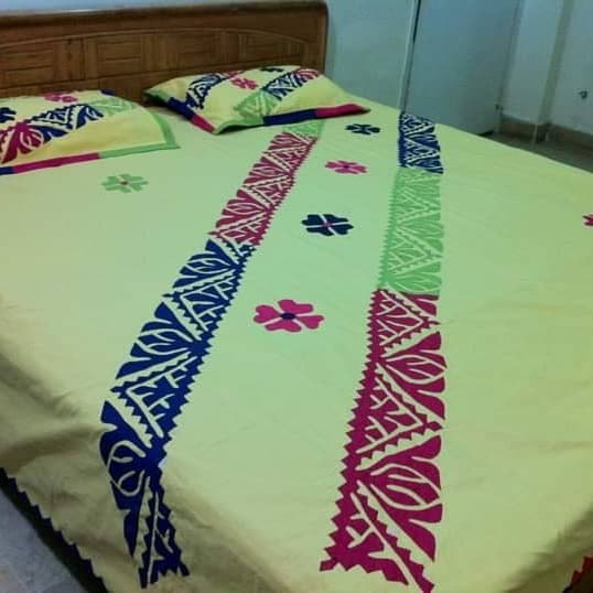 Handmade Applique Bedsheet 023