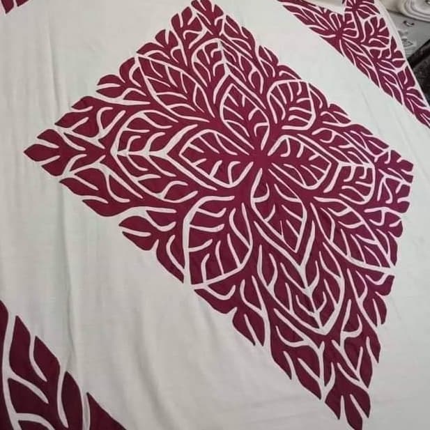 Handmade Applique Bedsheet 012