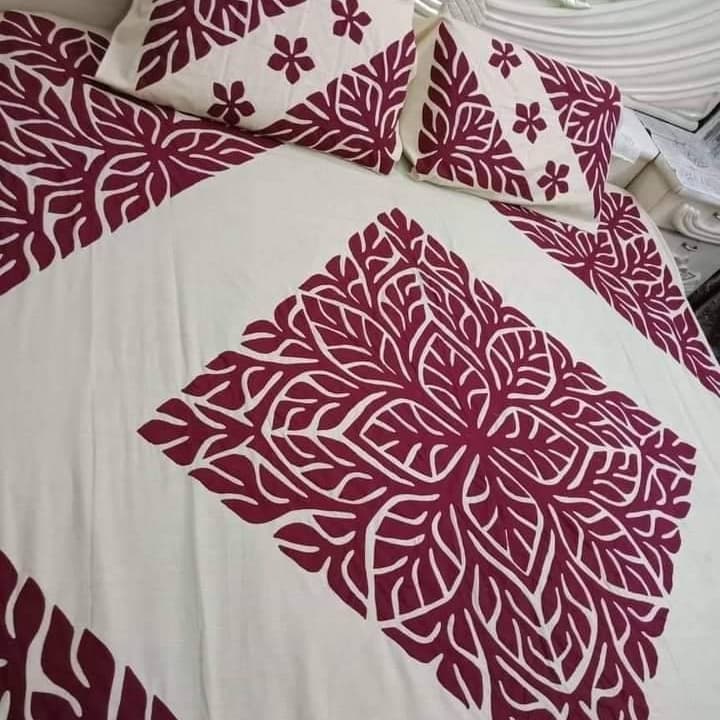 Handmade Applique Bedsheet 012