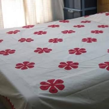 Handmade Applique Bedsheet 024