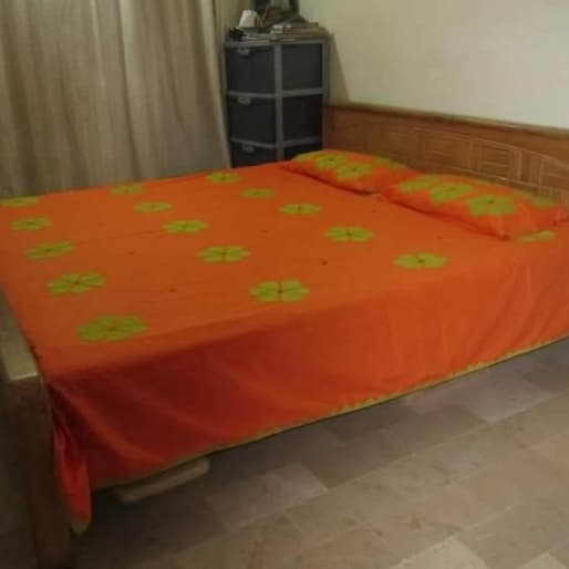 Handmade Applique Bedsheet 022