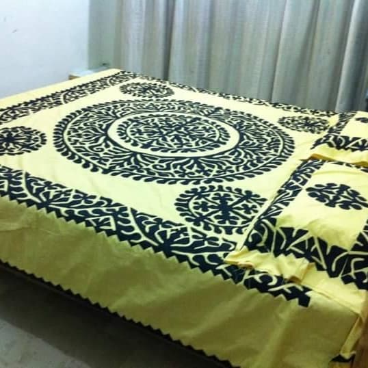 Handmade Applique Bedsheet 025