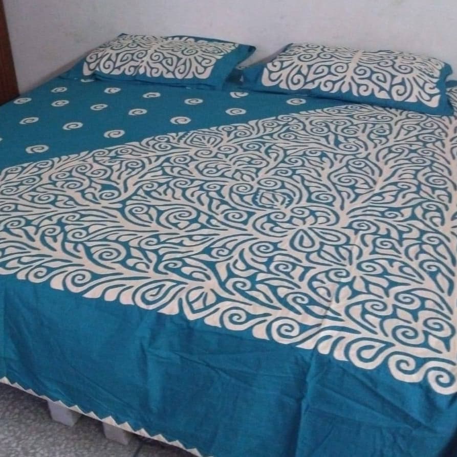 Handmade Applique Bedsheet 004