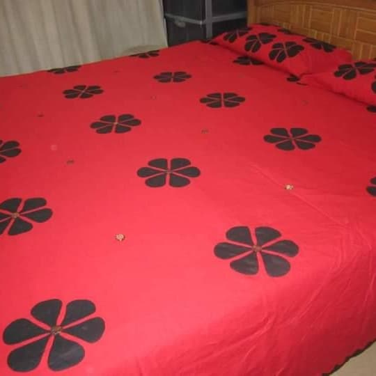 Handmade Applique Bedsheet 014