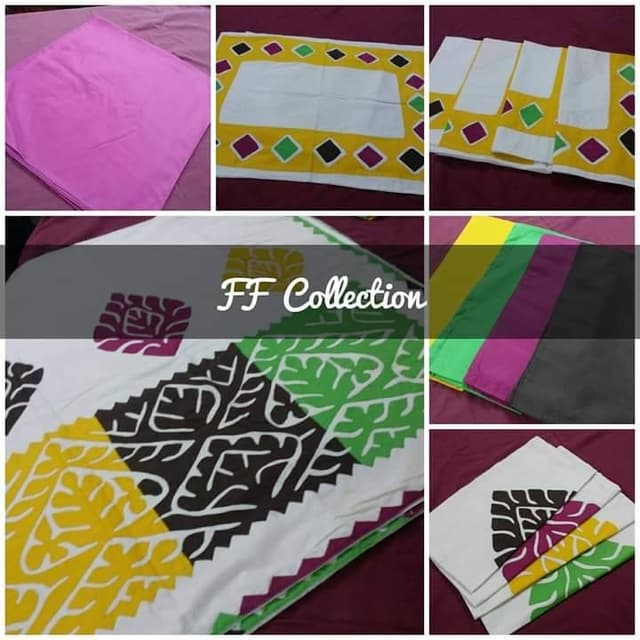 Handmade Applique Bedsheet 013