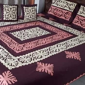 Handmade Applique Bedsheet 009